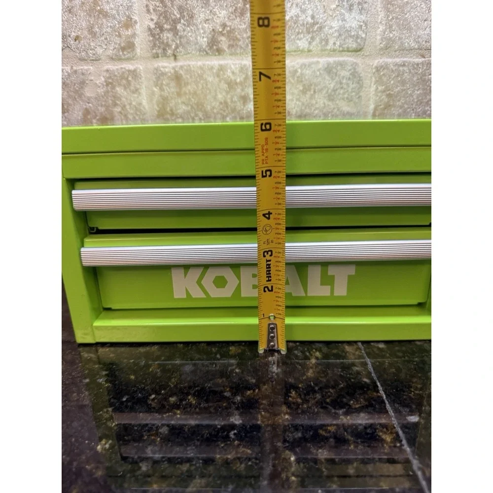 KOBALT MINI Steel Tool Box Lime Green 2‎ Drawer 3 Sections Lowe's Gift